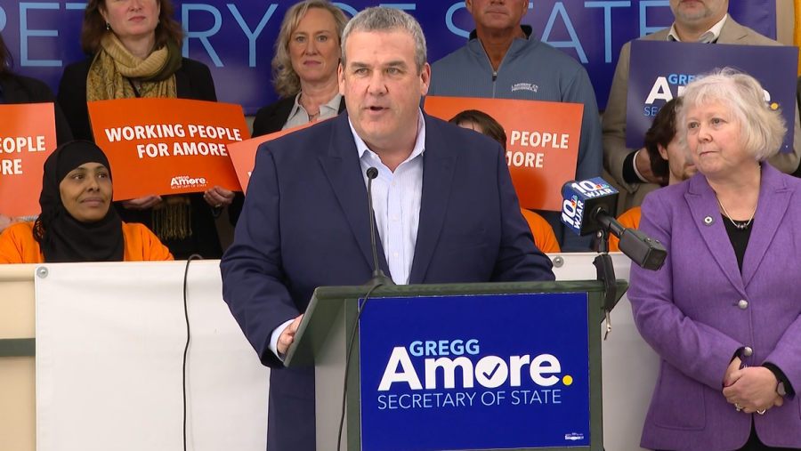 RI Secretary of State Gregg Amore kicks off reelection campaign