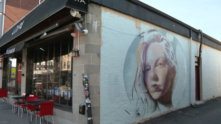 ‘Paying homage’: Federal Hill restaurant owner welcomes Ukrainian refugee mural